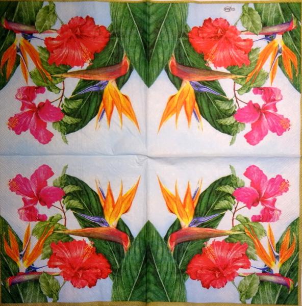 116 Lilies - 3-ply (blue) - Ambiente